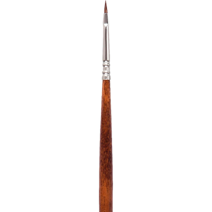 Кисть "Escoda Versatil Brush L/H", синтетика, темно-коричневый, плоская, №0 - 2