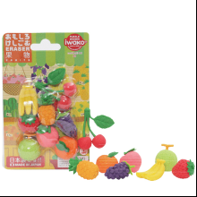 Набор ластиков "IWAKO Fruits", 8 шт, ассорти