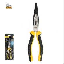 Длинногубцы Deli YS EDL0102, 200 мм, 2-х компонентные рукоятки