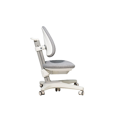 Кресло детское Ergosmart Maximus, ткань, серый, пластик, корпус белый - 4