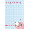 Блокнот "Kawaii Love", 10х15 см, 24 листа, в клетку, сиреневый - 3