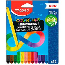 Цветные карандаши Maped "Infinity", 12 шт