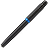 Ручка-роллер Parker "IM Vibrant Rings T315 Marine Blue PVD", 0,5 мм, черный, синий, стерж. черный - 4