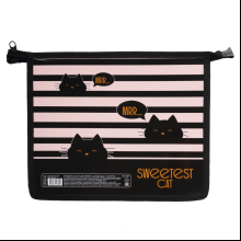 Папка для тетрадей "Sweetest cat", А5, черный