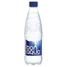 Вода питьевая "Bonaqua", сильногазированная, 0.5 л
