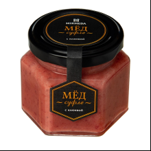 Мёд-суфле "Mirmeda" с клюквой, 150 гр