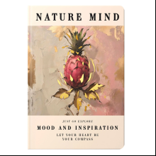 Тетрадь "Jane. Nature Mind", А4, 40 листов, клетка, скоба сбоку, бежевый