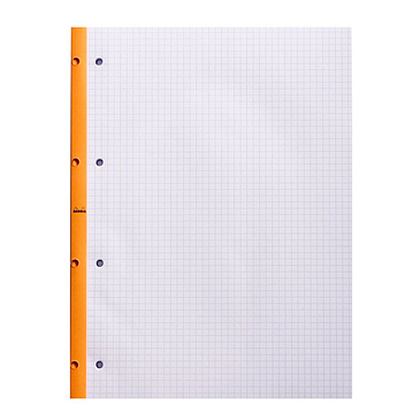 Сменный блок для тетради на кольцах "Rhodia", А4+, 80 листов, клетка, оранжевый - 2