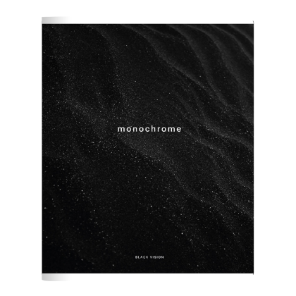 Тетрадь "Dune песок", A5, 48 листов, клетка, черный