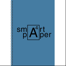 Тетрадь "Smart paper. No 1", А4, 80 листов, клетка, синий