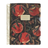 Книга записная "Flora. Гранат", В5, 120 листов, клетка, линейка, точка, черный, красный - 2