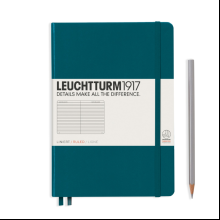 Блокнот "Leuchtturm1917. Classic", А5, 251 листов, линейка, тихоокеанский зеленый