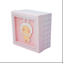 Коробка подарочная "Bunny hat", 19х19х9.5 см