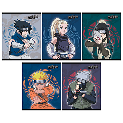Тетрадь "Naruto", А5, 48 листов, клетка, ассорти