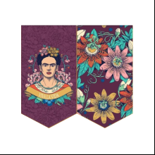 Закладка для книг "Frida Kahlo", 7,5x4 мм, магнитные, 2 штуки