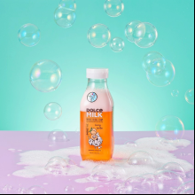 Пена для ванны двухфазная "DOLCE MILK", 400 мл, абрикос и персик