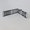 Скамья складная Bench AKS тип 2, 2400х300х430 мм, белый - 7