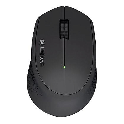 Мышь Logitech "M280 Black", беспроводная, 1000  dpi, 3 кнопки, черный