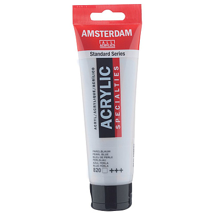 Краска акриловая "Amsterdam", 820 перламутровый синий, 120 мл, туба