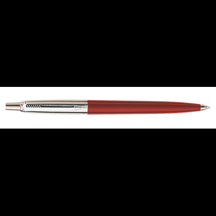 Ручка шариковая автоматическая "Parker Jotter Kensington Red CT", 0.7 мм, красный, серебристый, стерж. синий - 6