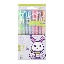 Набор гелевых ручек "Pastels. Kawaii Animals", 8 шт, разноцветный