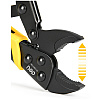 Клещи с фиксатором Deli YS DL109010H, 205 мм., желтый, черный - 4