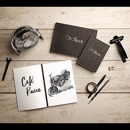 Блокнот скетчбук "Graf Book 360", 19x25 см, 100 г/м2, 100 листов - 4