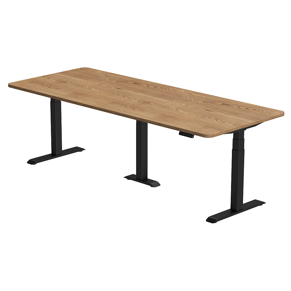 Каркас стола с электроприводом трехмоторный AOKE, Well Desk Wing Pro, черный (AK3YJYT-TYZF3-90/120/180 BK) - 7