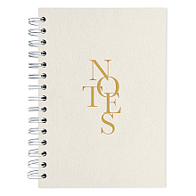 Тетрадь "Notes", А5, 120 листов, клетка, бежевый