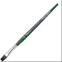 Кисть для рисования "Tintoretto Emerald", синтетика, плоская, №10