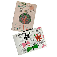 Альбом для рисования "Flowers", A4, 40 листов, склейка