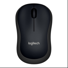 Мышь Logitech B220, беспроводная, USB, черный