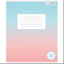 Тетрадь "Моя тетрадь (Универсальная плашка)", А5, 12 листа, клетка, ассорти
