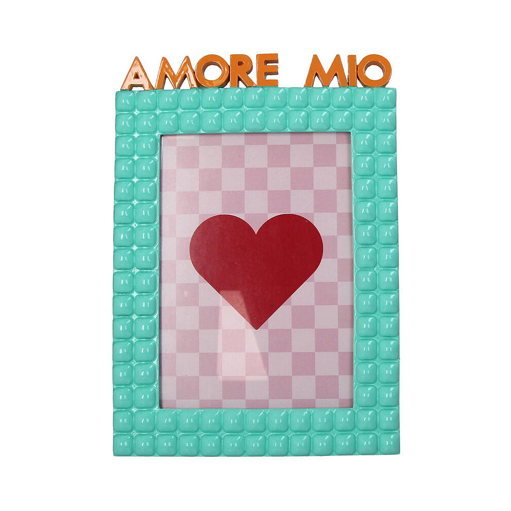 Фоторамка "Amore Mio", 13x18 см, бирюзовый