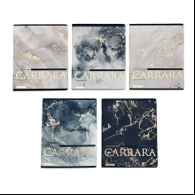 Тетрадь "Carrara", A5, 48 листов, клетка, ассорти