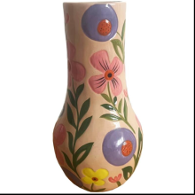 Ваза "Flowers", доломит, разноцветный
