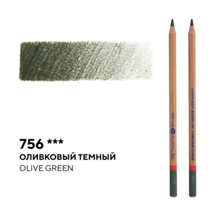 Карандаш цветной "Мастер-класс", 756, оливковый темный - 2