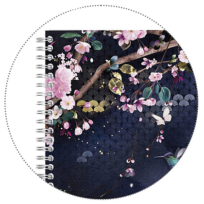 Блокнот "Sakura dream", A5, 74 листа, линовка, ассорти - 6