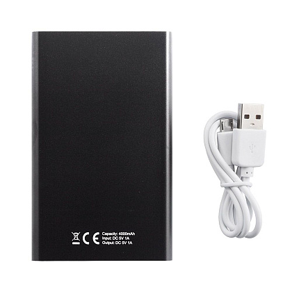 Зарядное устройство Power Bank "P324.951", 4000 мА·ч, черный, белый - 2