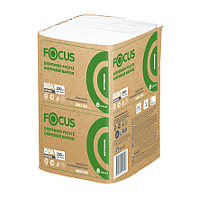 Салфетки бумажные Focus Optimum, 24х18 см, 1 слой, белый, 250 листов