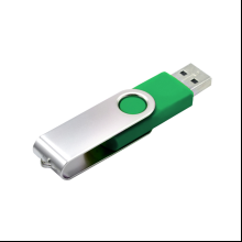 USB Flash 2.0 16 Gb VDF-008, пластик, метал, зеленый  