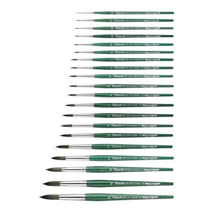Кисть для рисования "Tintoretto Emerald", синтетика, круглая, №10 - 2