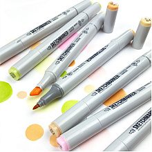 Маркер художественный "Brushmarker", двухсторонний, O63 абрикос