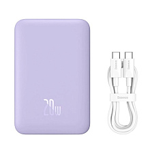 Внешний аккумулятор OS-Baseus Magnetic Mini Air Wireless Fast Charge Power Bank, 10000mAh 20W