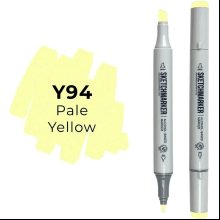 Маркер художественный "Brushmarker", двухсторонний, Y94 бледно желтый