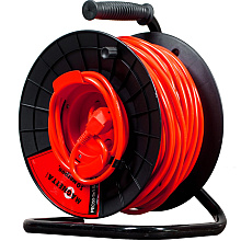 Удлинитель Magnetta PEC50-3X1.5-AG, 50 м, катушка (1 роз., 1,5 мм, 2,2 кВт, защита от перегрузки)