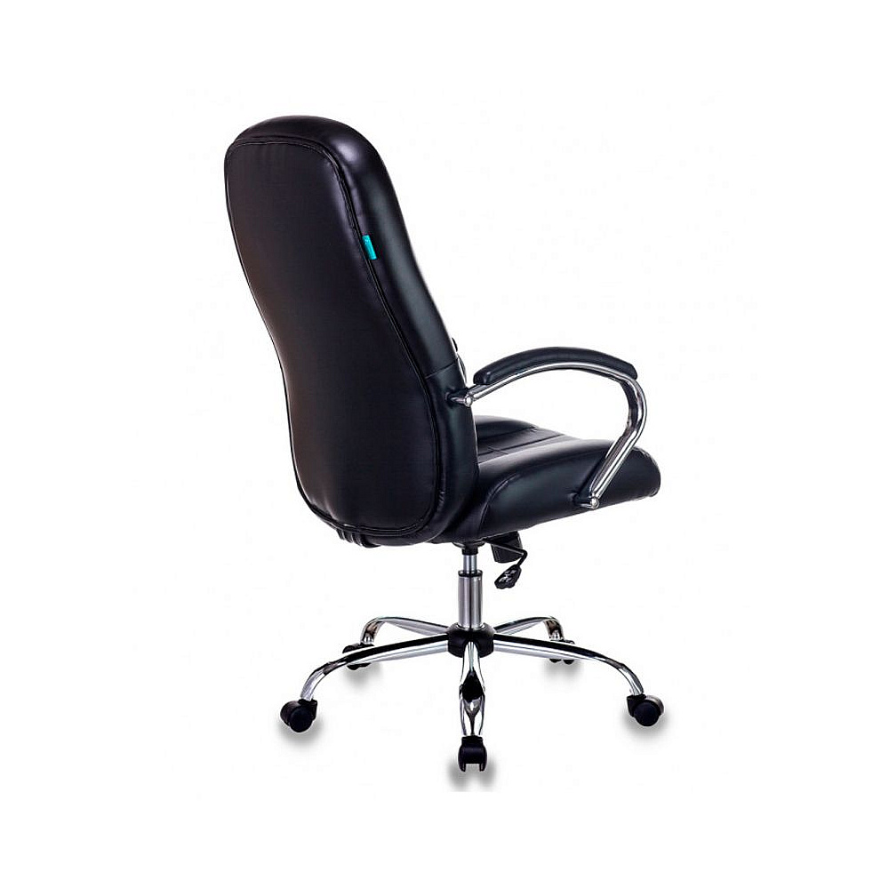Кресло для руководителя Бюрократ T-898SL черный Leather Venge Black, эко.кожа, металл - 4