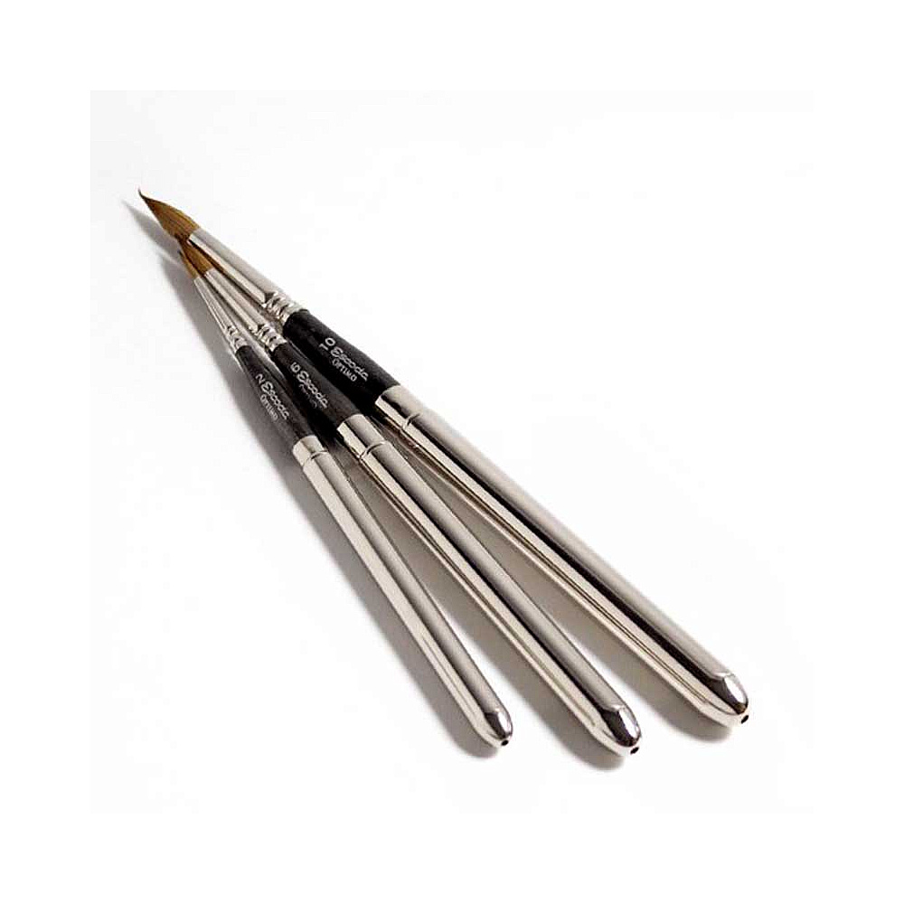 Кисть "Escoda Optimo", колонок, круглая, складная № 2, 6, 10 - 2