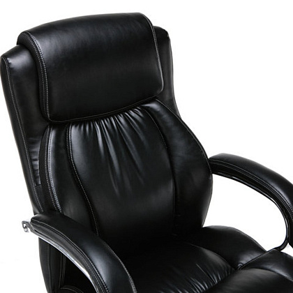 Кресло для руководителя BRABIX "Premium Status HD-003", экокожа, металл, черный - 6