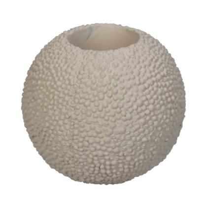 Подсвечник "Candle Holder Ivory", бетон, слоновая кость - 5